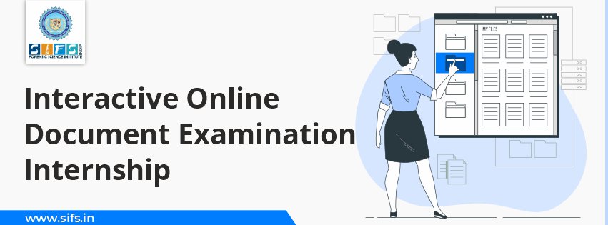 Interactive Online Document Examination Internship