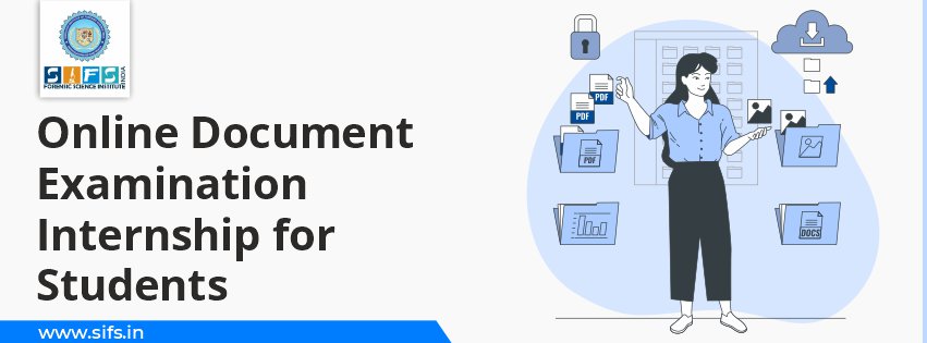 Online Document Examination Internship for Students