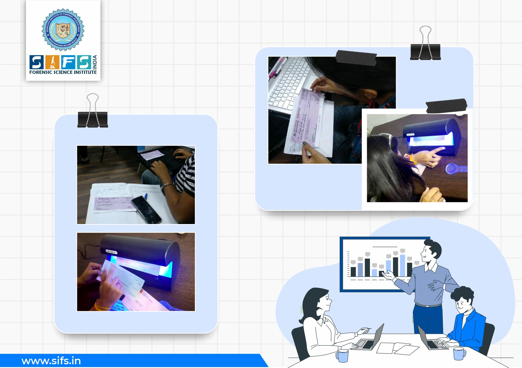 Fraudulent Check Examination Using Forensic Techniques