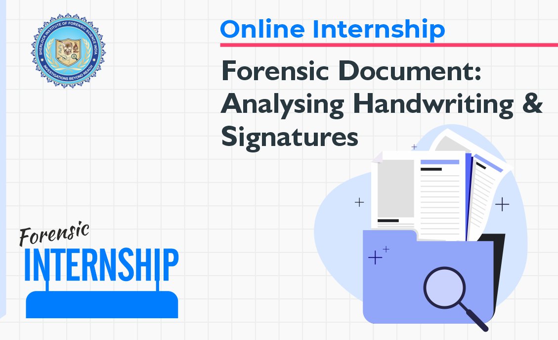 OI : Forensic Document : Analysing Handwriting and Signatures